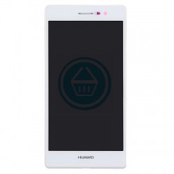 Huawei Ascend P7 LCD Screen With Front Housing Module - White