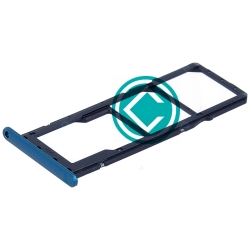Huawei Y7 2019 Sim Tray Module - Blue