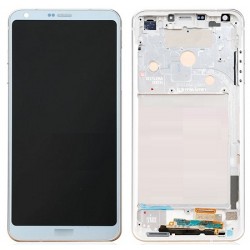 LG G6 LCD Screen With Front Housing Module - White