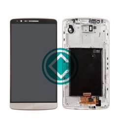 LG G3 D850 LCD Screen With Front Housing Module - Gold