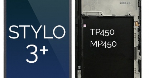 LG Stylo 3 Plus LCD Screen With Front Housing Black Best Price - Cellspare