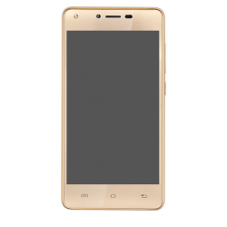 Lava A77 LCD Screen With Digitizer Module - Gold