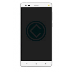 Lava V5 LCD Screen With Digitizer Module - White