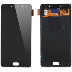 Lenovo P2 LCD Screen With Front Housing Panel - Black