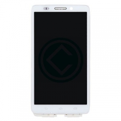 Motorola Droid Ultra LCD Screen With Front Housing Module - White