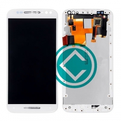 Motorola Moto X Style LCD Screen With Front Housing Module - White