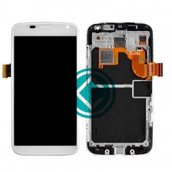 Motorola Moto X XT1060 LCD Screen With Front Housing Module - White