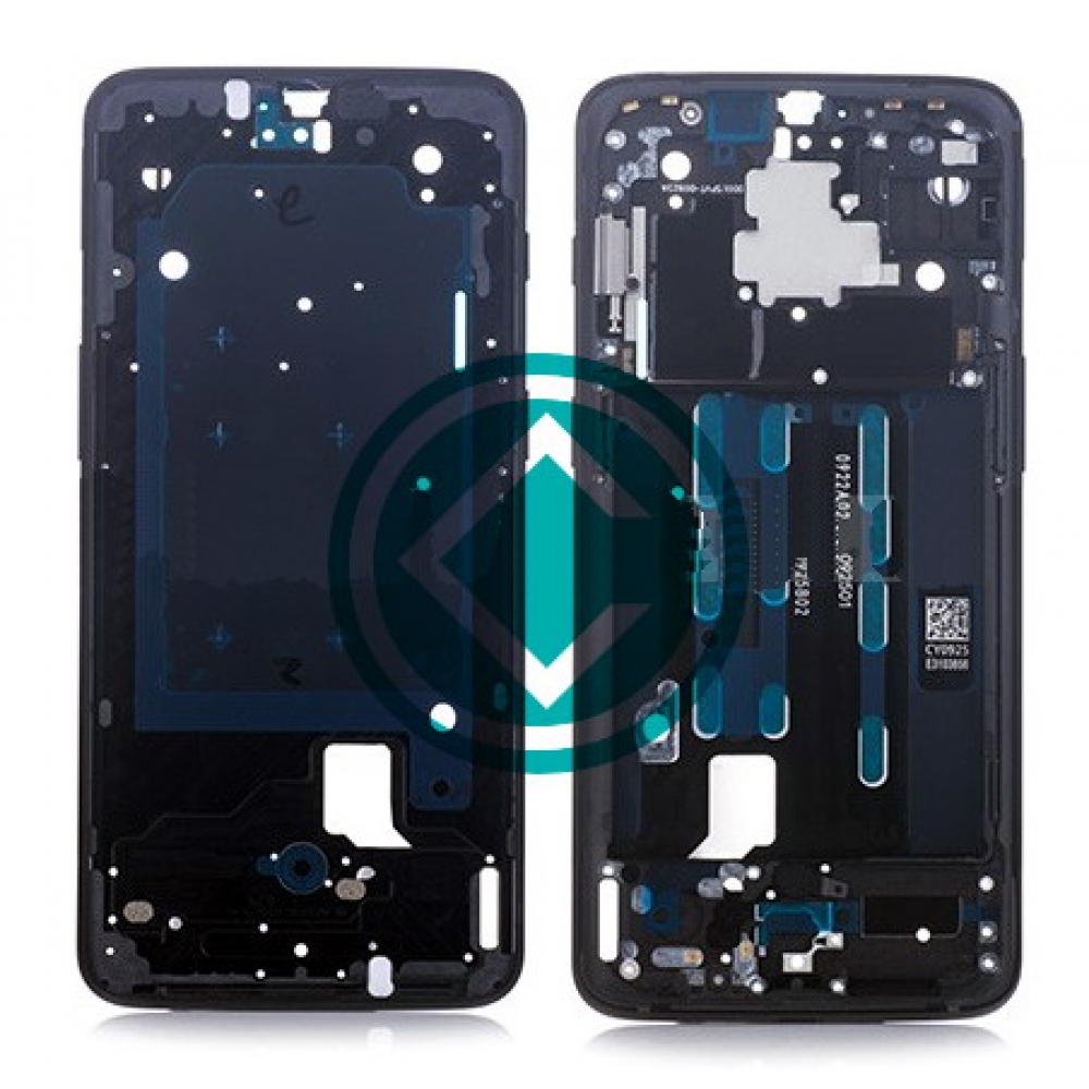 Oneplus 6T Middle Frame Housing Panel Black Best Price - Cellspare