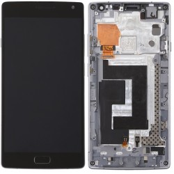 Original Oneplus 2 LCD Screen With Frame Replacement Module - Black