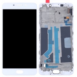 Oppo F1 Plus LCD Screen With Front Housing Module - White