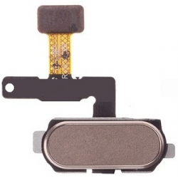 Samsung Galaxy J7 Pro Fingerprint Sensor Flex Cable - Gold