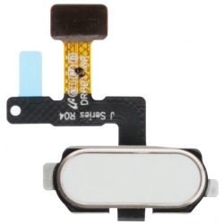 Samsung Galaxy J7 Pro Fingerprint Sensor Flex Cable - White