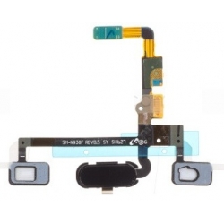 Samsung Galaxy Note FE Fingerprint Sensor Flex Cable - Black