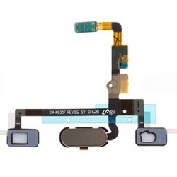 Samsung Galaxy Note FE Fingerprint Sensor Flex Cable - Gold