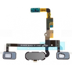 Samsung Galaxy Note FE Fingerprint Sensor Flex Cable - Silver