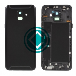 Samsung Galaxy A6 2018 Rear Housing Panel Battery Door Module - Black