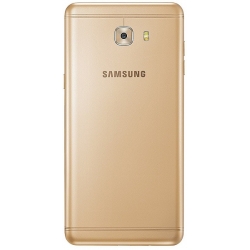 Samsung Galaxy C7 Pro Rear Housing Battery Door Module - Gold