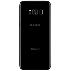 Samsung Galaxy S8 Plus Rear Housing Battery Door Module - Midnight Black
