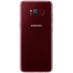 Samsung Galaxy S8 Rear Housing Battery Door Module - Burgundy Red