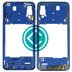 Samsung Galaxy A40 A405 Middle Frame Housing Module - Blue