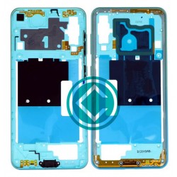 Samsung Galaxy A60 Middle Frame Housing Panel Module - Light Blue