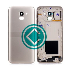 Samsung Galaxy J6 Rear Housing Battery Door Module - Gold