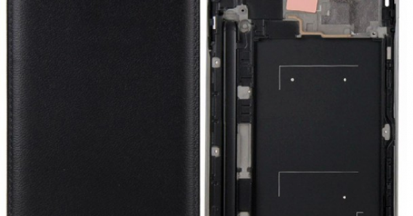 Note 3 Parts Samsung Galaxy Note 3 Neo Rear Housing Panel With Middle Frame Black ...