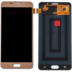 Samsung Galaxy A7 2016 LCD Screen With Digitizer Module - Gold