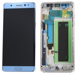 Samsung Galaxy Note FE LCD Screen Display Blue - High Quality
