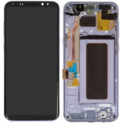 Samsung Galaxy S8 LCD Screen With Front Housing Module - Orchid Gray