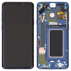 Samsung Galaxy S9 LCD Screen With Front Housing Module - Blue