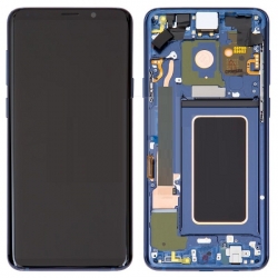 Samsung Galaxy S9 Plus LCD Screen With Front Housing Module - Coral Blue