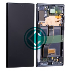 Samsung Galaxy Note 10 Plus N975F LCD Screen With Frame - Black
