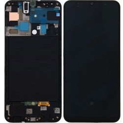 Samsung Galaxy A50 A505 LCD Screen With Frame Module - Black