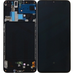 Samsung Galaxy A70 LCD Screen With Frame Module - Black
