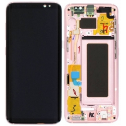 Samsung Galaxy S8 Plus LCD Screen With Front Housing Module - Rose Pink