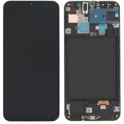 Samsung Galaxy A30 A305 LCD Screen With Frame Module - Black