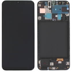 Samsung Galaxy A30 LCD Screen With Frame Black - ORIGINAL
