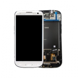 Samsung Galaxy S3 i9305 LCD Screen With Front Housing Module - White