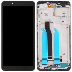 Xiaomi Redmi 6 LCD Screen With Front Housing Panel - Black
