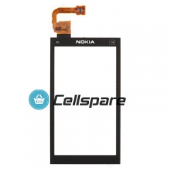 Nokia X6 Digitizer Touch Screen Module - Black