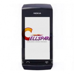 Nokia Asha 305 Touch Screen Digitizer With Frame Module - Black