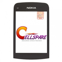 Nokia C2-02 Digitizer Touch Screen Module - Black