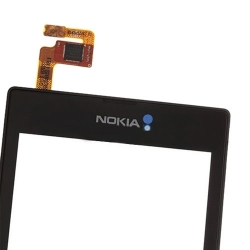 Nokia Lumia 520 Touch Screen With Frame Module Black
