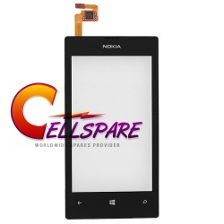 Nokia Lumia 520 Touch Screen With Frame Module Black