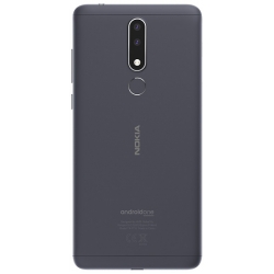 Nokia 3.1 Plus Rear Housing Panel Battery Door Black