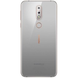 Nokia 7.1 Rear Housing Panel Battery Door Module - Gloss Steel