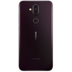 Nokia 8.1 Rear Housing Panel Battery Door Module - Dark Red