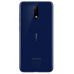 Nokia 5.1 Plus Rear Housing Panel Battery Door Module - Blue