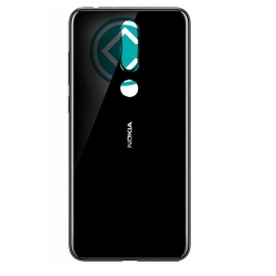 Nokia 5.1 Plus Rear Housing Panel Battery Door Module - Black